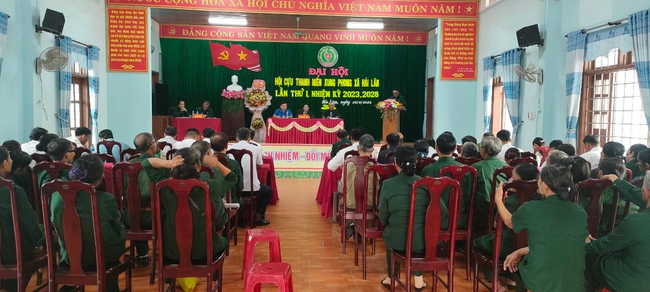 Đại hội Hội Cựu Thanh niên xung phong xã Hải Lâm lần thứ I, nhiệm kỳ 2023- 2028